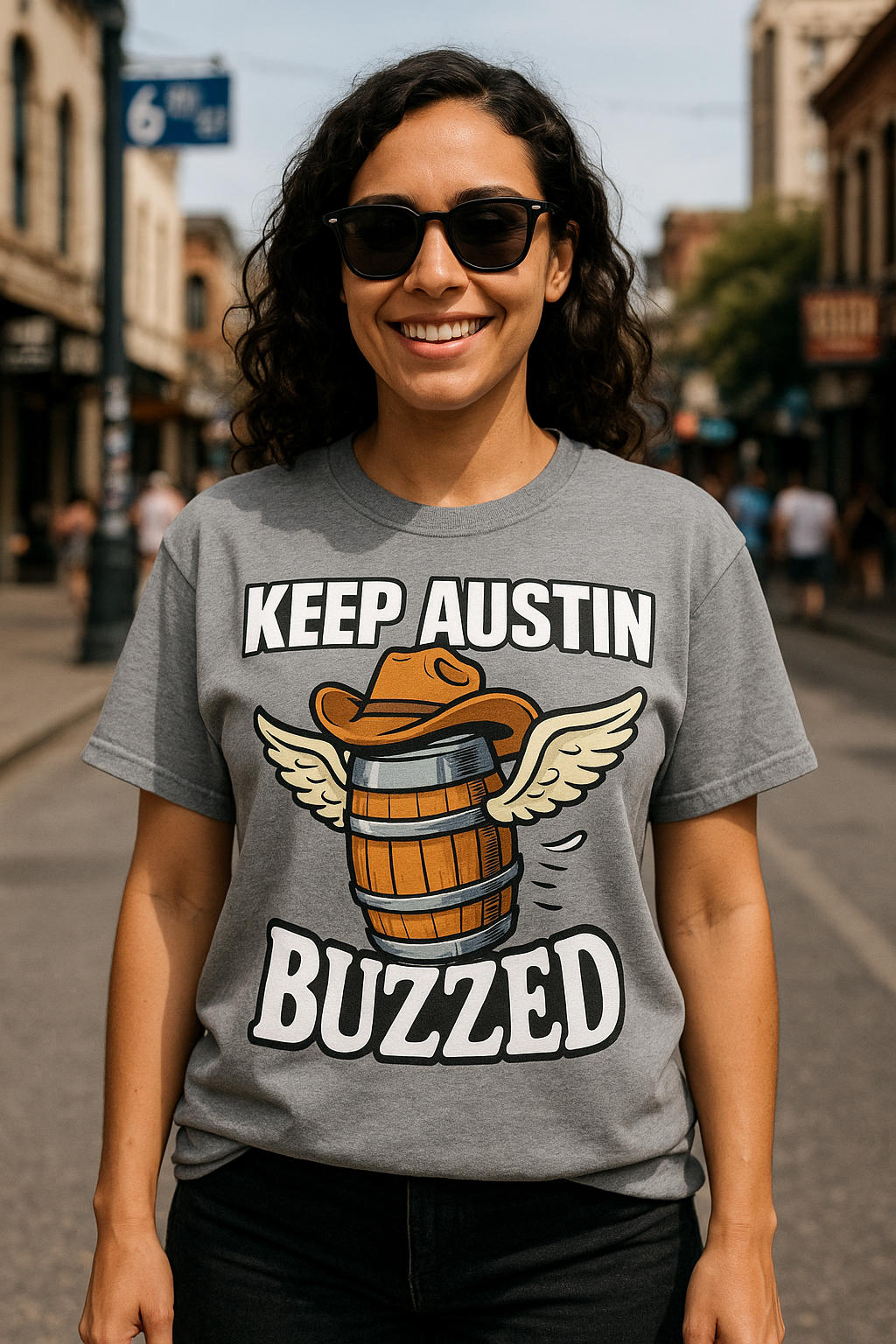 Austin Buzzed tee