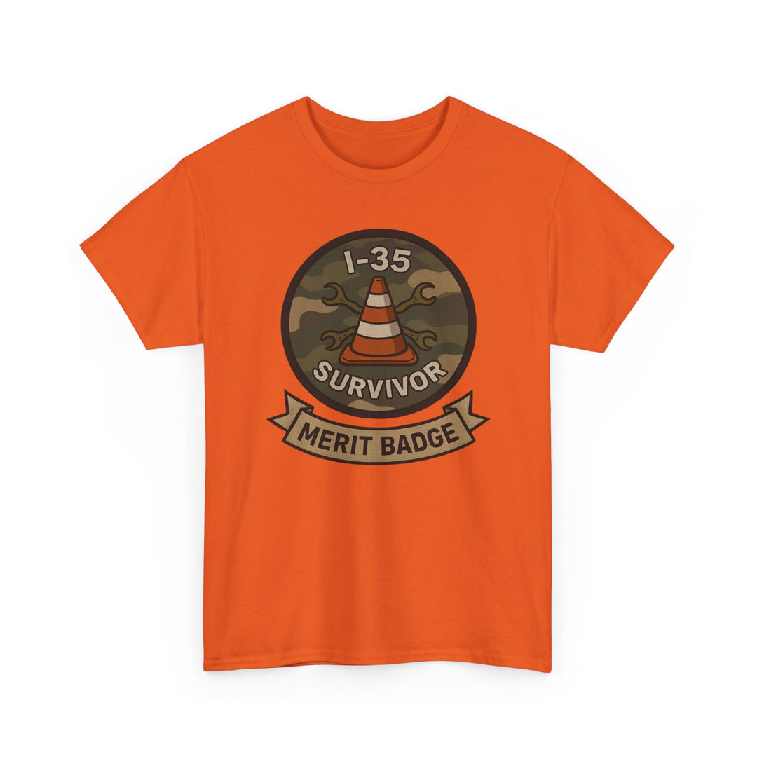 I-35 Survivor Merit Badge T-Shirt - Unisex