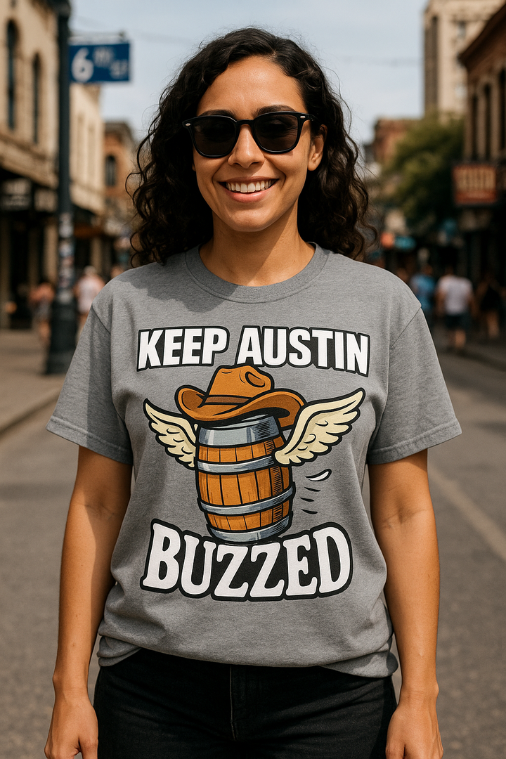 Austin Buzzed tee