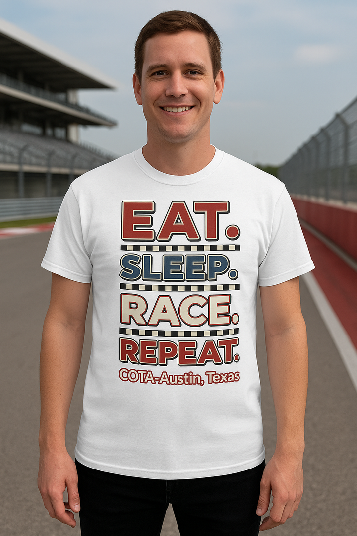 Eat Sleep Race Repeat  - Unisex