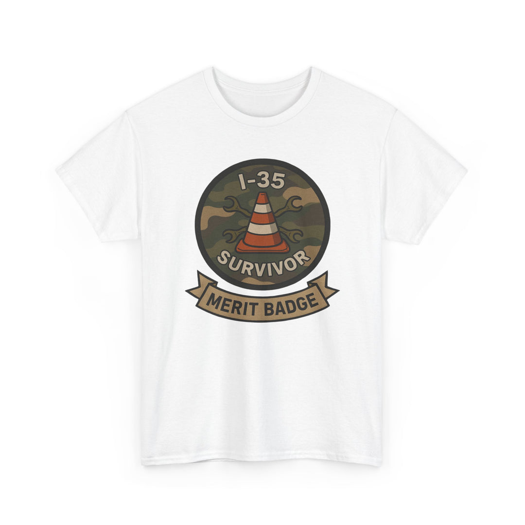 I-35 Survivor Merit Badge T-Shirt - Unisex